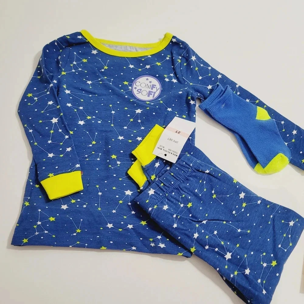 Nwt Max and Olivia pajama set.Size 2T